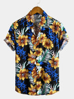 Men's Pure Cotton Hawaiian Holiday Print Shirt