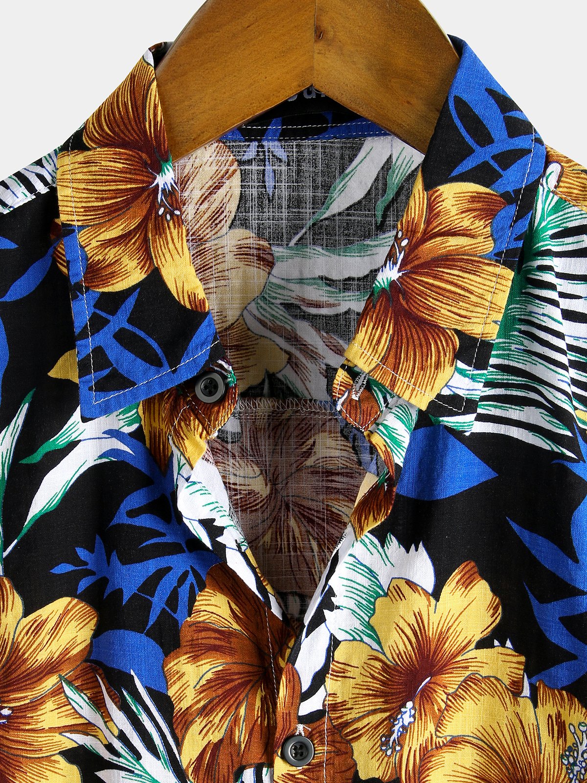 Men's Pure Cotton Hawaiian Holiday Print Shirt