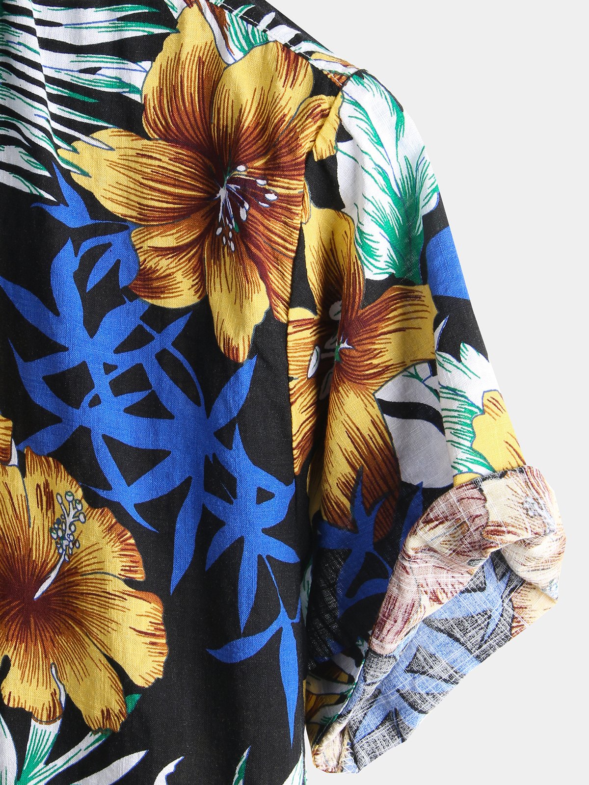 Men's Pure Cotton Hawaiian Holiday Print Shirt