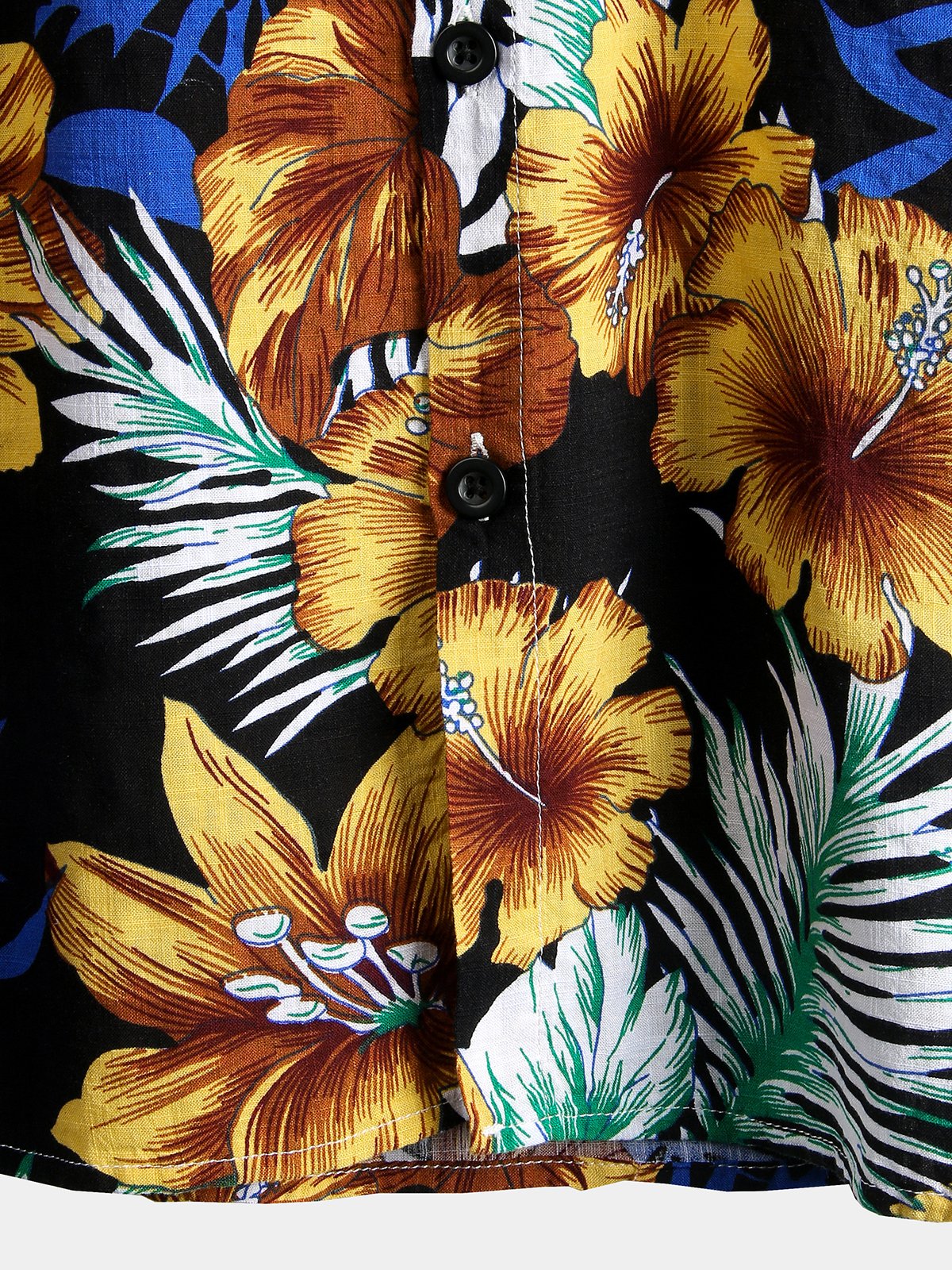 Men's Pure Cotton Hawaiian Holiday Print Shirt
