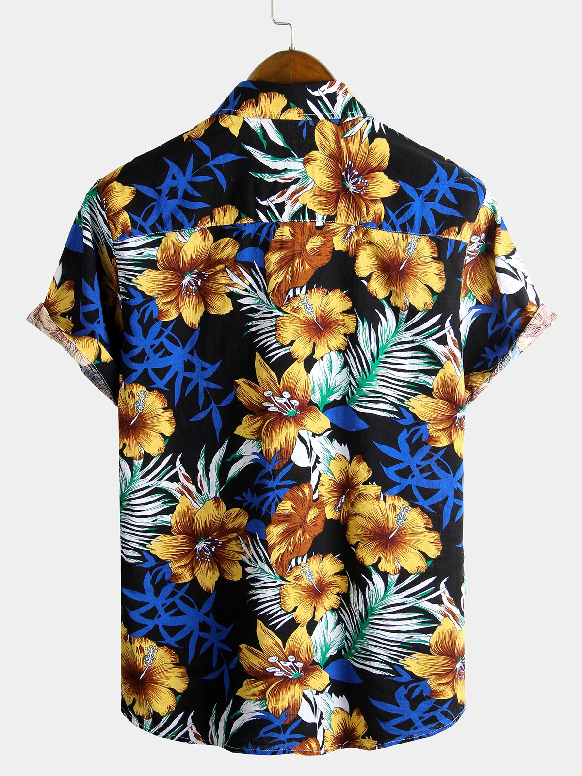 Men's Pure Cotton Hawaiian Holiday Print Shirt