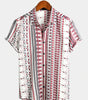 Basic Printed Cotton Shirts for Men