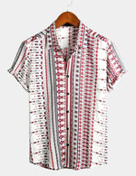 Basic Printed Cotton Shirts for Men