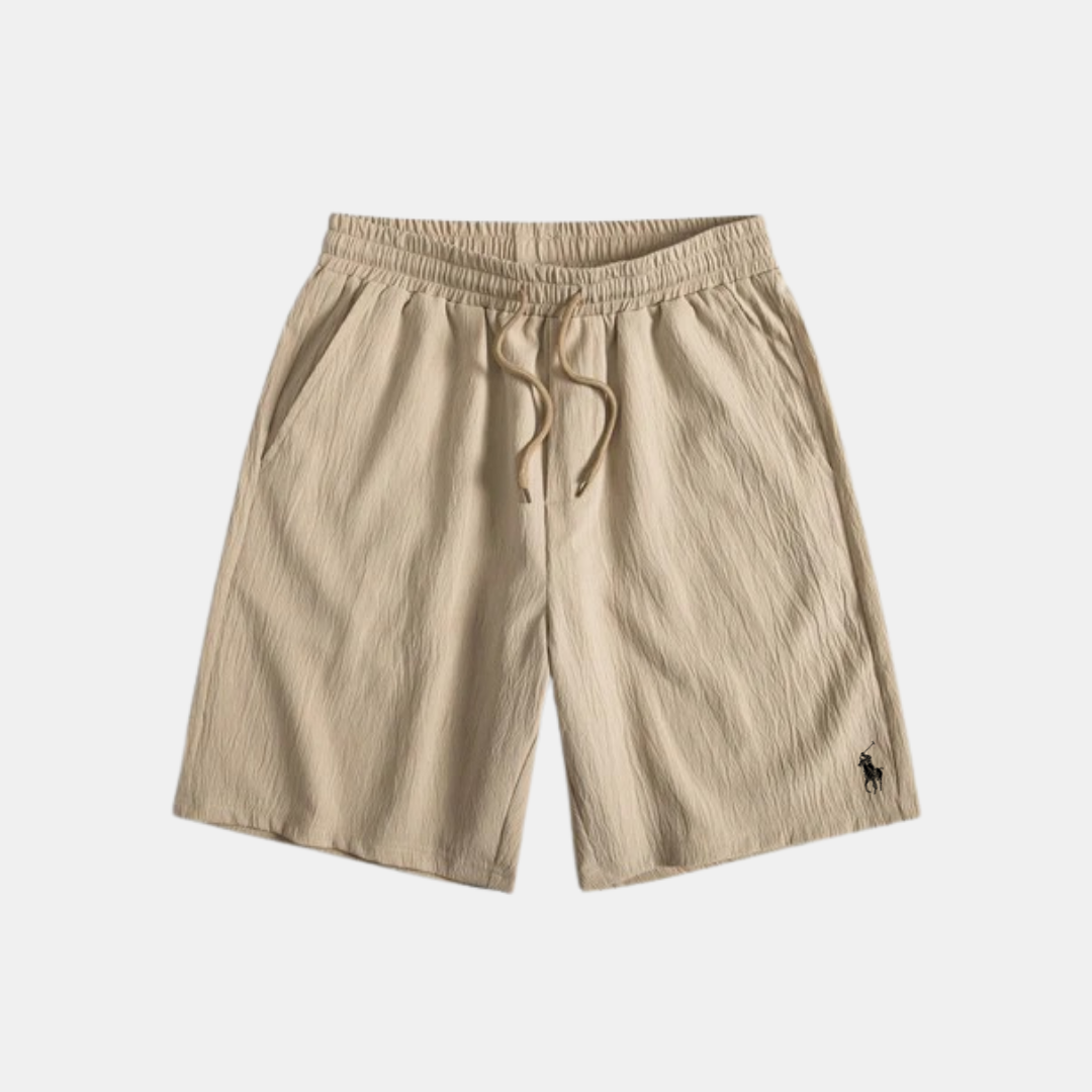 Ralph Lauren™ Jacquard Cuban Shirt & Textured Shorts