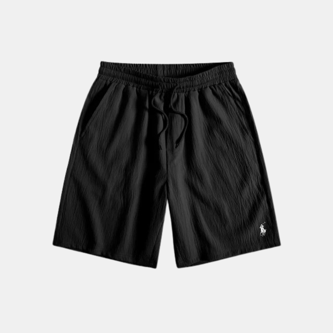Ralph Lauren™ Jacquard Cuban Shirt & Textured Shorts