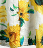 Men's Short Sleeve Hawaiian Shirt with Sunflower Print