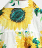 Men's Short Sleeve Hawaiian Shirt with Sunflower Print