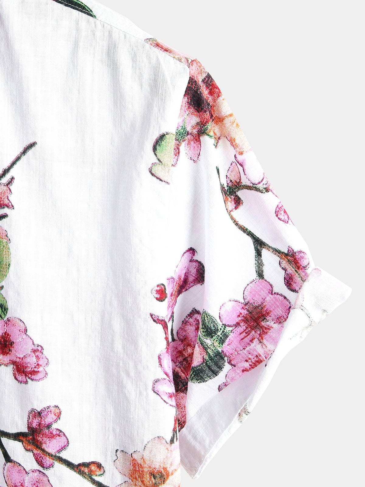 men's pure cotton Hawaiian holiday print shirt