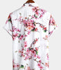 men's pure cotton Hawaiian holiday print shirt