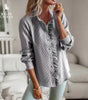R. Lauren Blouse with Ruffles – Soft Structure & Classic Button Placket