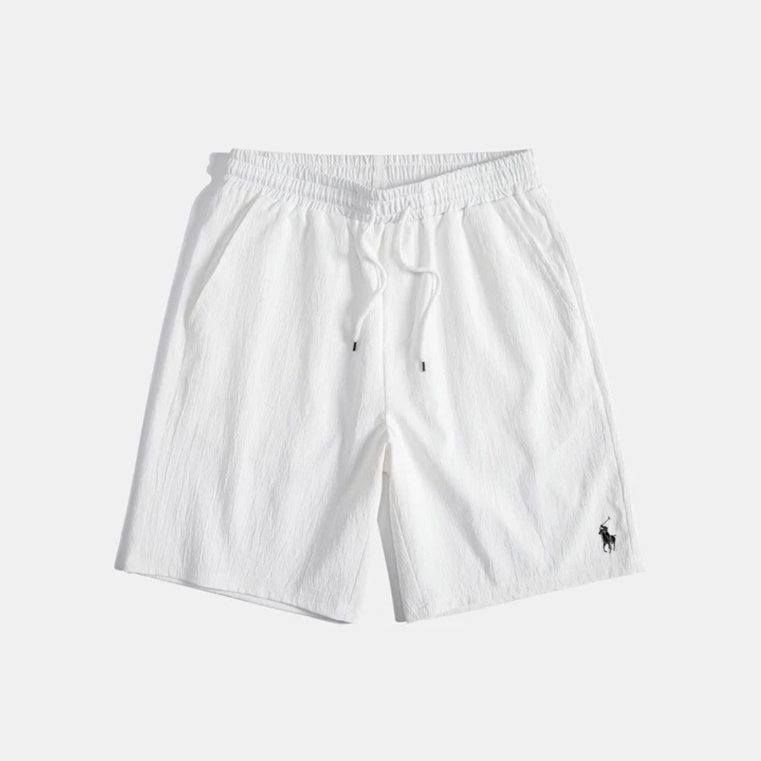 Ralph Lauren™ Jacquard Cuban Shirt & Textured Shorts
