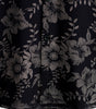 Navy Blue Hawaiian Short-Sleeve Shirt with Floral Print for Men