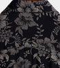 Navy Blue Hawaiian Short-Sleeve Shirt with Floral Print for Men
