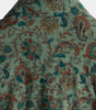 Vintage Short-Sleeved Button-Up Shirt for Men Retro 70s Paisley Pattern