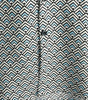 Casual Vintage Geometric Short-Sleeved Button-Up Shirt for Men