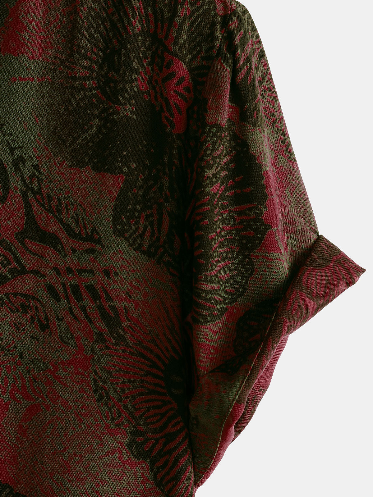 Casual Short Sleeve Button-Up Retro Floral Shirt for Men