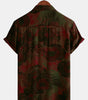 Casual Short Sleeve Button-Up Retro Floral Shirt for Men