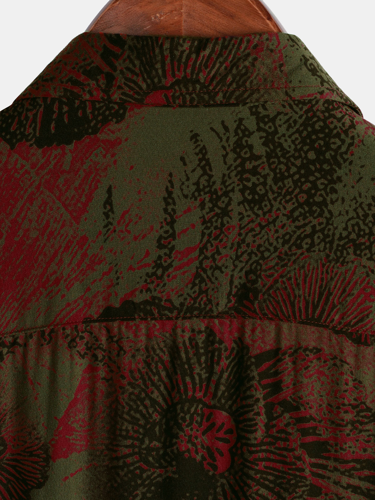 Casual Short Sleeve Button-Up Retro Floral Shirt for Men