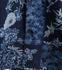 Men's Retro Navy Blue Floral Print Short Sleeve Summer Shirt