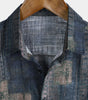 Men's Casual Short Sleeve Summer Shirt, Patchwork Print, Vintage Style