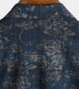 Men's Short Sleeve Summer Shirt with Retro Floral Print Pocket