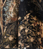 Men's Short-Sleeved Button-Up Shirt with Retro Floral Print