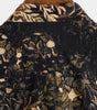 Men's Short-Sleeved Button-Up Shirt with Retro Floral Print