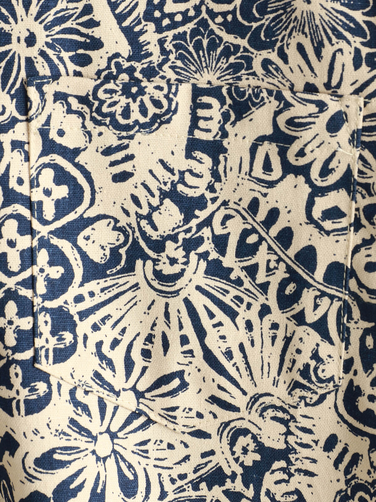 Vintage 70s Button-Up Shirt with Paisley Print and Retro Floral Pocket for Men