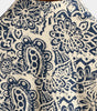 Vintage 70s Button-Up Shirt with Paisley Print and Retro Floral Pocket for Men