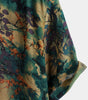 Men's Short Sleeve Summer Rayon Shirt, Retro Floral Pattern