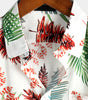 Men's pure cotton Hawaiian holiday print shirt