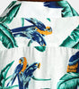 Men's pure cotton Hawaiian-style holiday print shirt