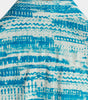 Men's Abstract Blue Watercolour Print Short Sleeve Shirt