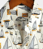 men's pure cotton shirt with Hawaiian holiday print