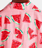 Men's Short Sleeve Cotton Hawaiian Watermelon Summer Shirt
