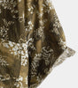 Men's Short Sleeve Casual Shirt with Pocket and Retro Print