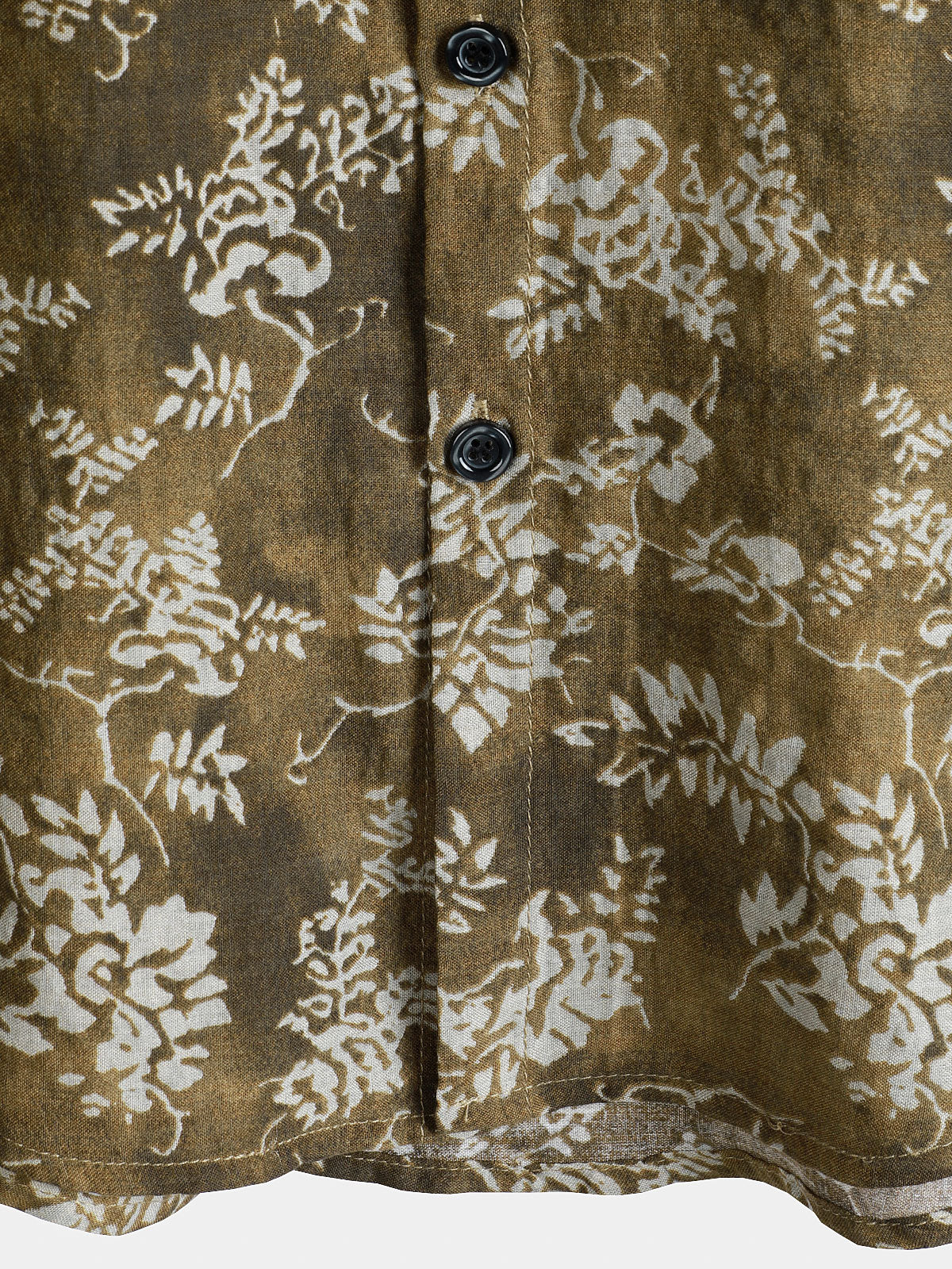 Men's Short Sleeve Casual Shirt with Pocket and Retro Print