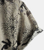 Short-sleeved shirt for men with retro floral print