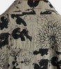 Short-sleeved shirt for men with retro floral print