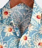 Retro Hawaiian Floral Cotton Shirt for Men