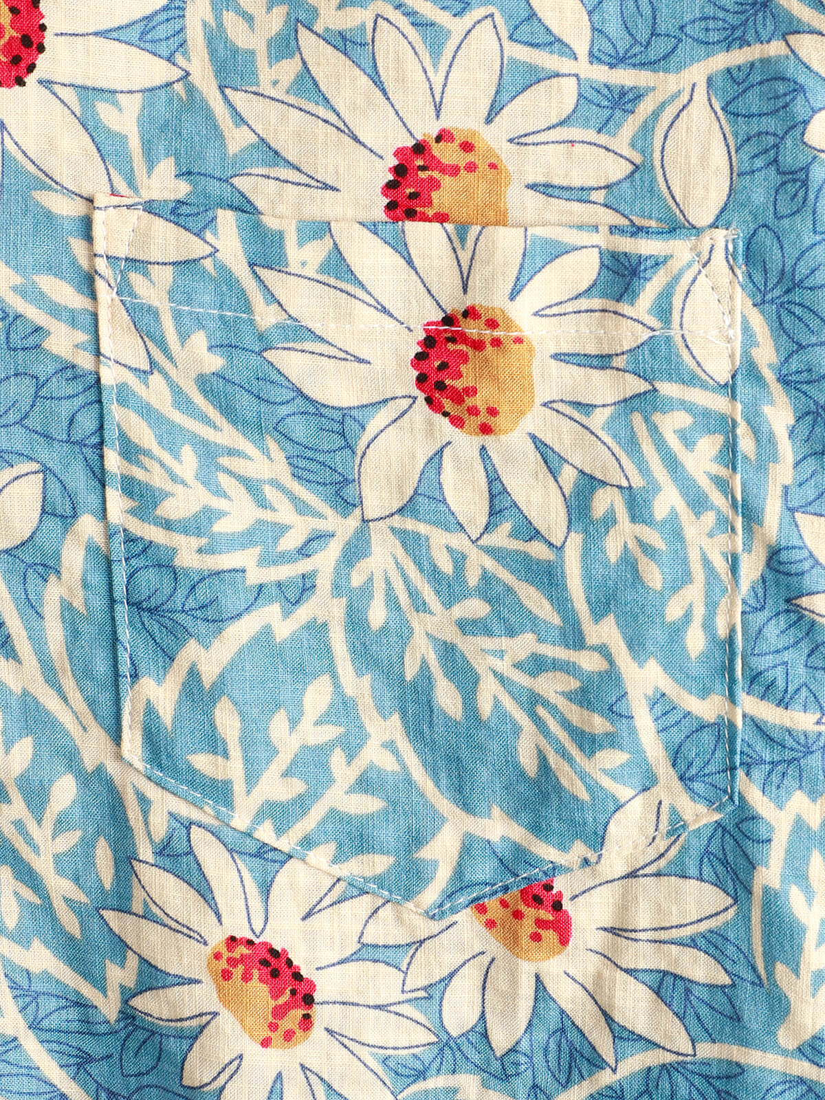 Retro Hawaiian Floral Cotton Shirt for Men