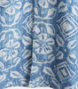 Men's Short Sleeve Summer Shirt with Blue Pockets, Floral Print, for the Beach