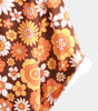 Men's Vintage Floral Button-Up Short Sleeve Beach Disco Summer 70s Retro Hawaiian Shirt