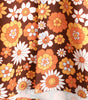 Men's Vintage Floral Button-Up Short Sleeve Beach Disco Summer 70s Retro Hawaiian Shirt