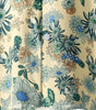 Men's Short Sleeve Vintage Green Floral Print Casual Button-Up Shirt Cool Beach