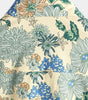 Men's Short Sleeve Vintage Green Floral Print Casual Button-Up Shirt Cool Beach