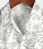 Men's Floral Print Button-Up Summer Hawaiian Shirt
