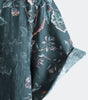 Men's Short Sleeve Button-Up Casual Shirt, Floral Print, Camp Style