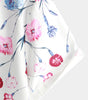 Men's Short Sleeve Button-Up Summer Cruise Shirt with Floral Print
