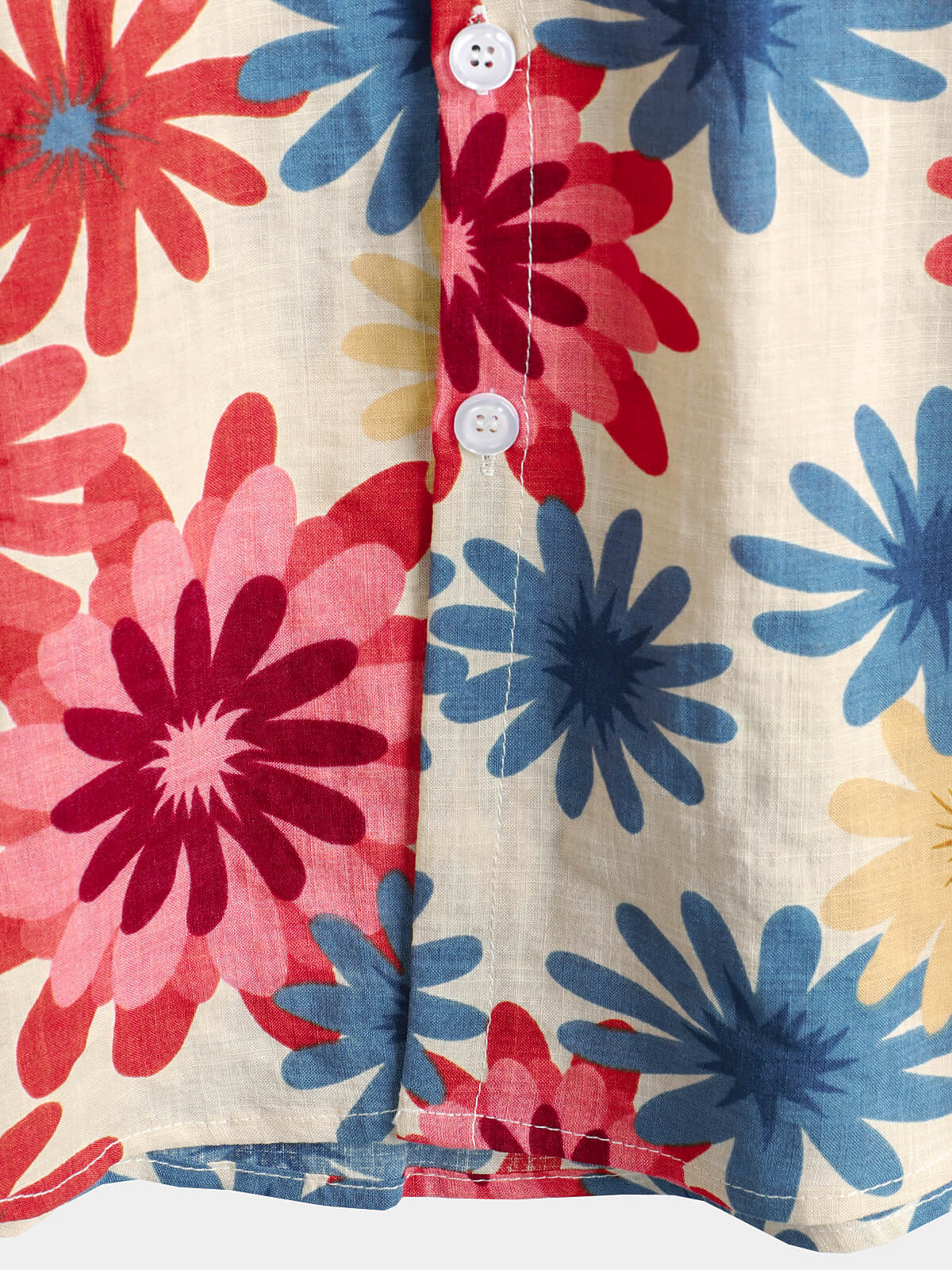 Men's Short Sleeve Button-Up Hawaiian Shirt